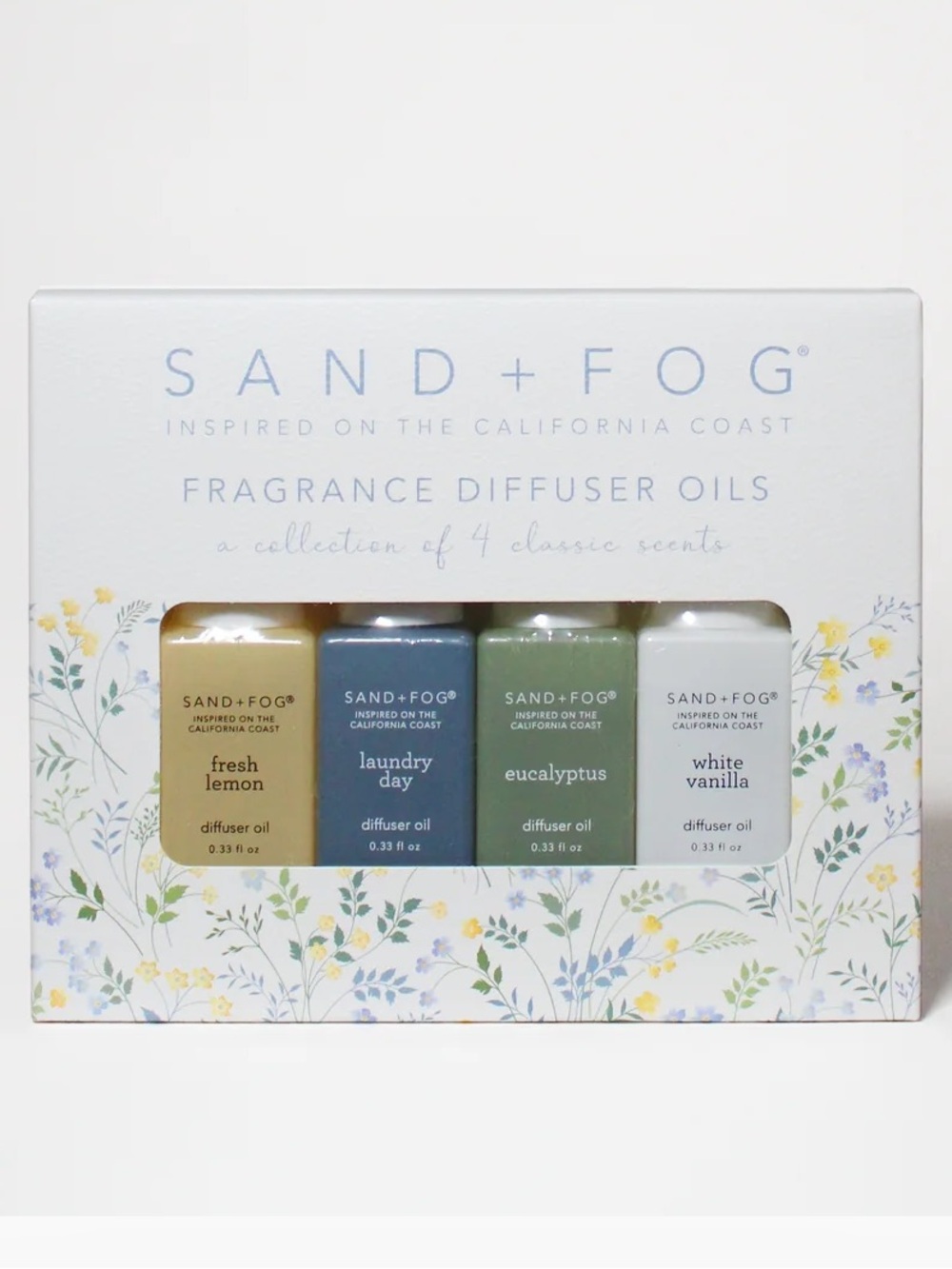 SAND + FOG Fragrance Diffuser Oils - Collection of 4 Classic Scents